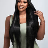 Wavymy Straight 4x4 Transparent Lace Closure Wig Human Hair Wig 180% Density
