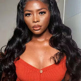 Wavymy Body Wave Headband Wig 100% Virgin Human Hair Half Wig Natural Hairline No Glue Wigs