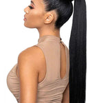straight 360 glueless wig high ponytail