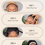 how to wear a headband wig human hair