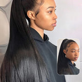 straight 360 glueless wig