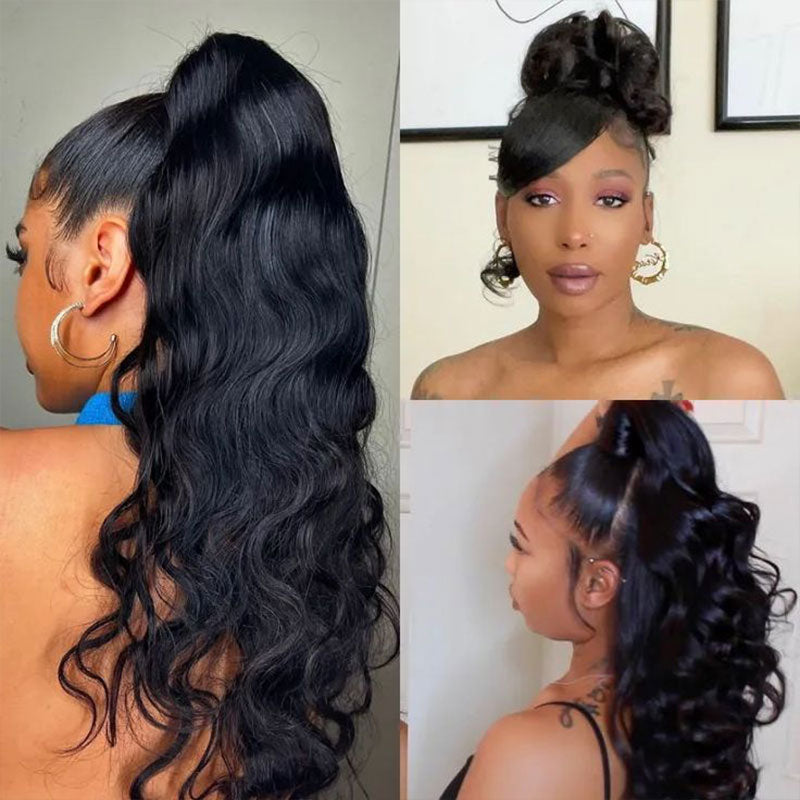 body wave ponytail