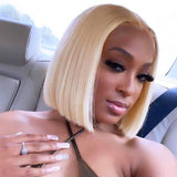 Wavymy 613 Colored Wear GO 4x6 Lace Glueless Straight Bob Wig