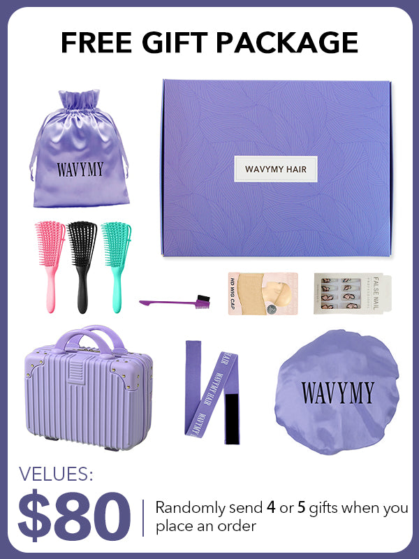 Wavymy Hair human hair wigs free gift package