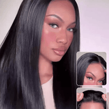 Wavymy HD Lace Wear Go Wigs Dome Cap Glueless Straight  4x6 Lace Closure Wigs 180% Density