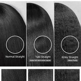 Wavymy Silky Press Yaki Straight 9x6 Lace Wear & Go Pre-Everything Wig 180% Density