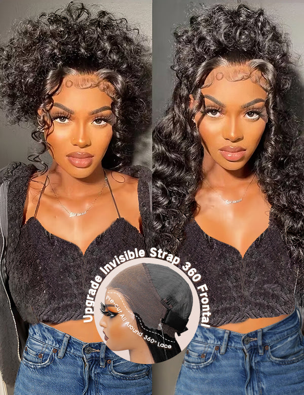 body wave drawstring 360 glueless wig