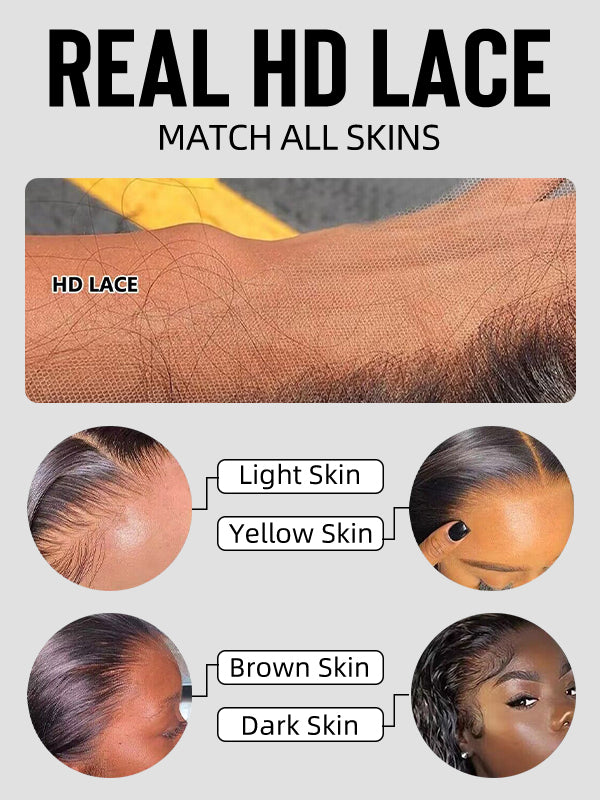 HD lace wig match all skin tones