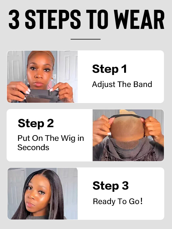 how to install wear and go wigs