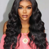 Wavymy Body Wave Wear & Go Wigs Dome Cap Glueless 13x4 HD Lace Front Wigs 180% Density