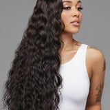 Wavymy 13X4 HD Lace Frontal Wigs Deep Wave Lace Front Swiss Lace Wig Natural Color