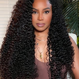 Wavymy M-Cap 9x6 Swiss HD Lace Wear & Go Glueless Water Wave Pre-bleached Wig 180% Density