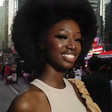 short Afro kinky curly fluffy explosion wig