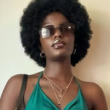 Afro pixie wig