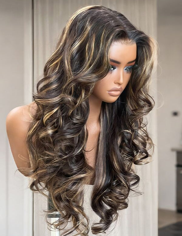 wear and go glueless balayage butterfly cut pre styled wigs