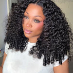 human hair 24 inch burmese curly wig