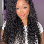 human hair water wave 360 glueless wig
