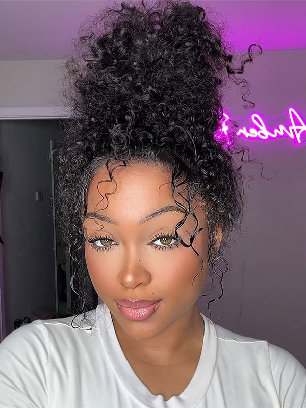 water wave drawstring 360 glueless wig