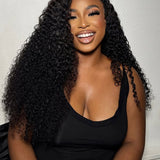 Wavymy Wear Go Glueless C-Part 7x5 Lace Wigs Human Hair Pre-plucked with Natural Hairline 180% Density
