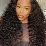 water wave HD lace glueless wig human hair