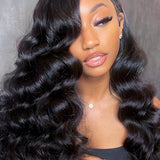 Wavymy Affordable Loose Wave 5x5 Lace Closure Human Hair Wigs