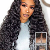 Wavymy 6x4 HD Lace Closure Wear Go Wigs Glueless Loose Deep Wave Wig 180% Beginner Friendly Wig