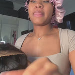 highlight water wave glueless 7x5 lace wig install