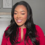 pre-styled layered yaki wave half wig human hair
