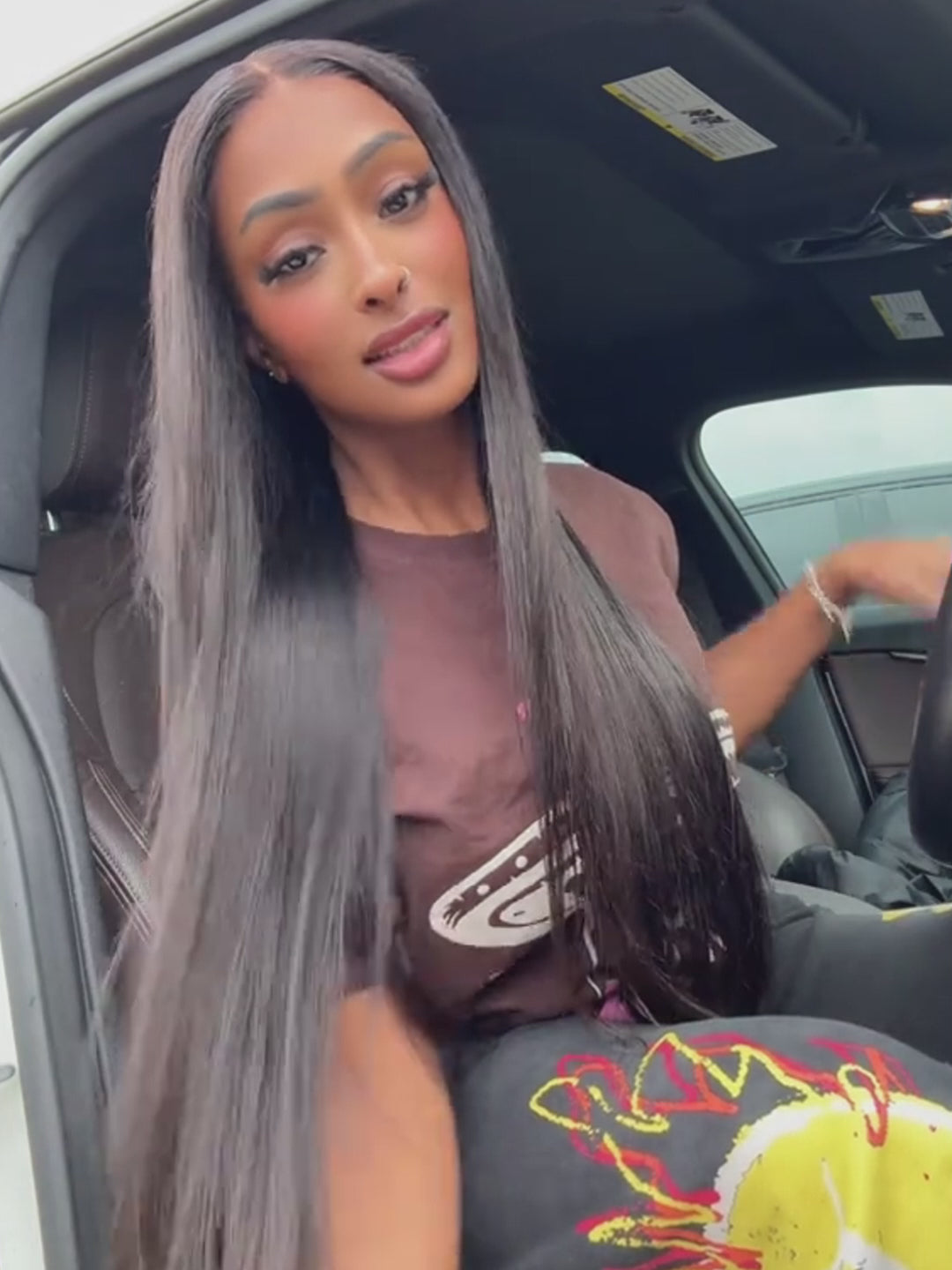 HD lace glueless wig human hair video