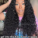 video: water wave glueless 9x6 lace wig
