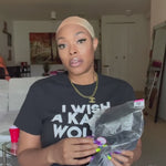 video: water wave HD lace glueless wig human hair