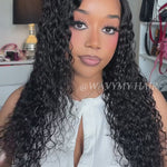water wave glueless HD lace wig