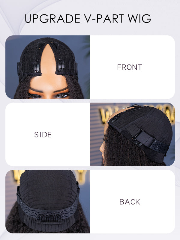 upgraded v part wig