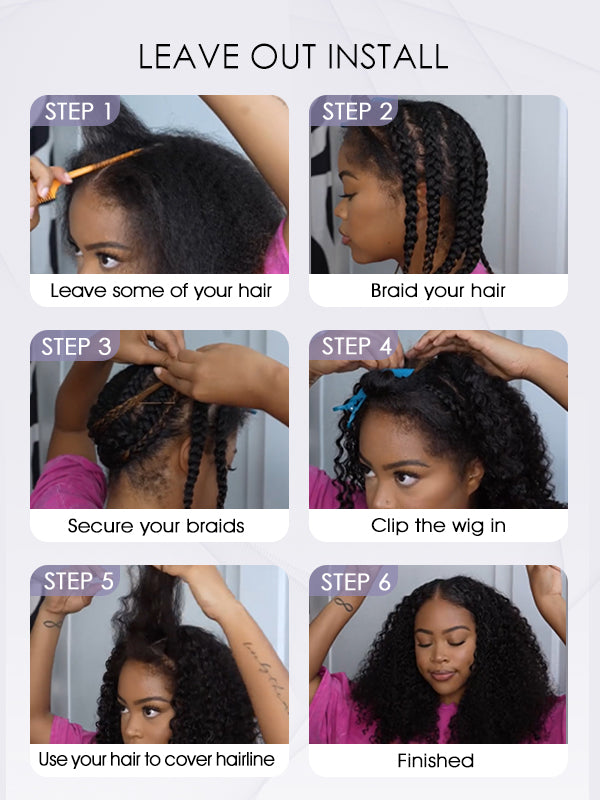 v part wig leave out install
