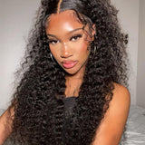 water wave 360 glueless wig high ponytail
