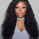 24 inch water wave glueless 7x5 lace wig