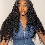 Wavymy Deep Wave M-Cap 9x6 Lace Wear & Go Glueless Wigs Pre-Everything Wigs 180% Density