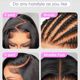 13x4 lace front wig: max free parting