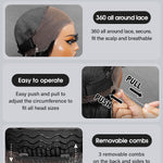 wear and go 360 glueless wig features
