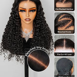 water wave glueless lace wig features