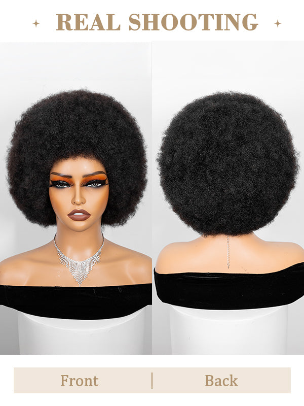 fluffy explosion pixie wig