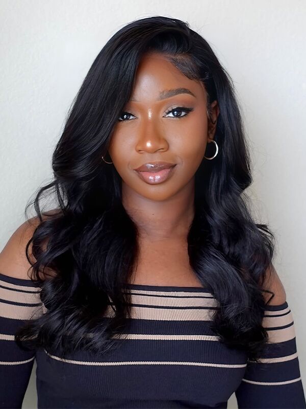 glueless c part body wave layered wigs