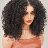 Wavymy Finger Curly M-Cap 9x6 Lace Wear & Go Glueless Wigs Pre-plucked Wig 250% Density
