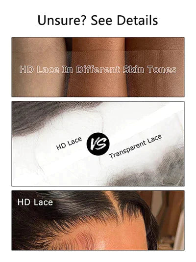 HD lace wigs vs transparant lace wigs