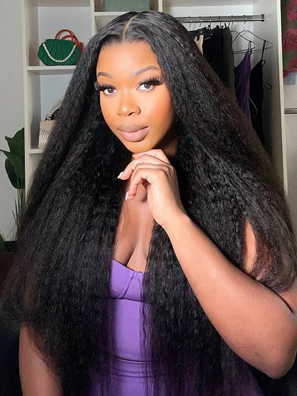 kinky straight drawstring pre everything wigs
