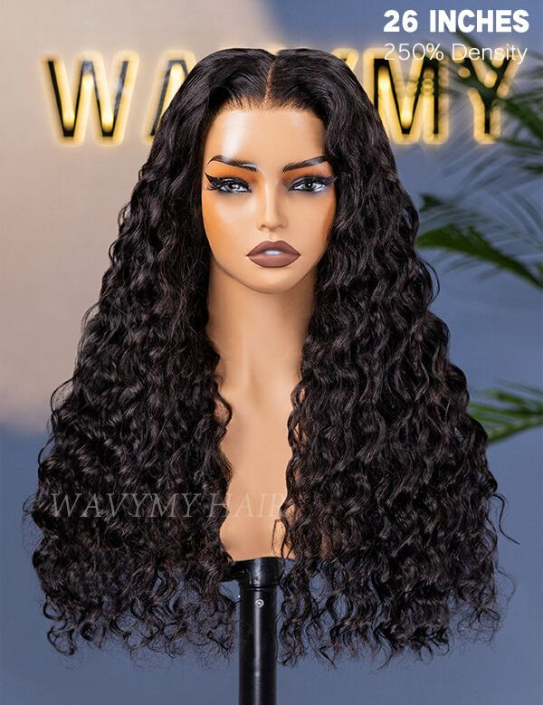 7x5 lace nature wave glueless 250 density wig