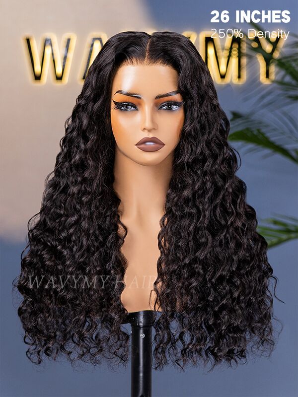 7x5 lace nature wave glueless 250 density wig