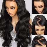 Wavymy Body Wave Wear & Go Wigs Dome Cap Glueless 13x4 HD Lace Front Wigs 180% Density