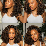 highlight water wave glueless 7x5 lace wig natural hairline