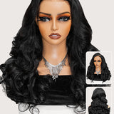 Wavymy M-Cap 9x6 Lace Wear Go Glueless Ocean Wave Pre-bleached Wigs 180% Density